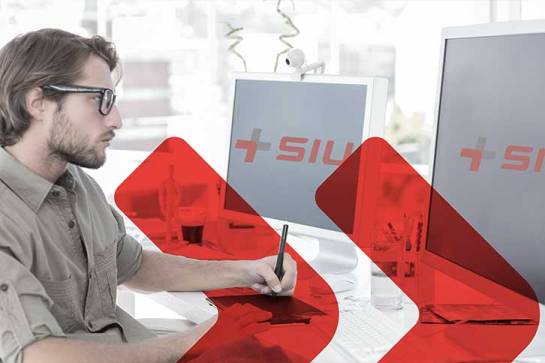 Grafiker erstellt SIU Logo